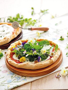 Frühlingspizza
